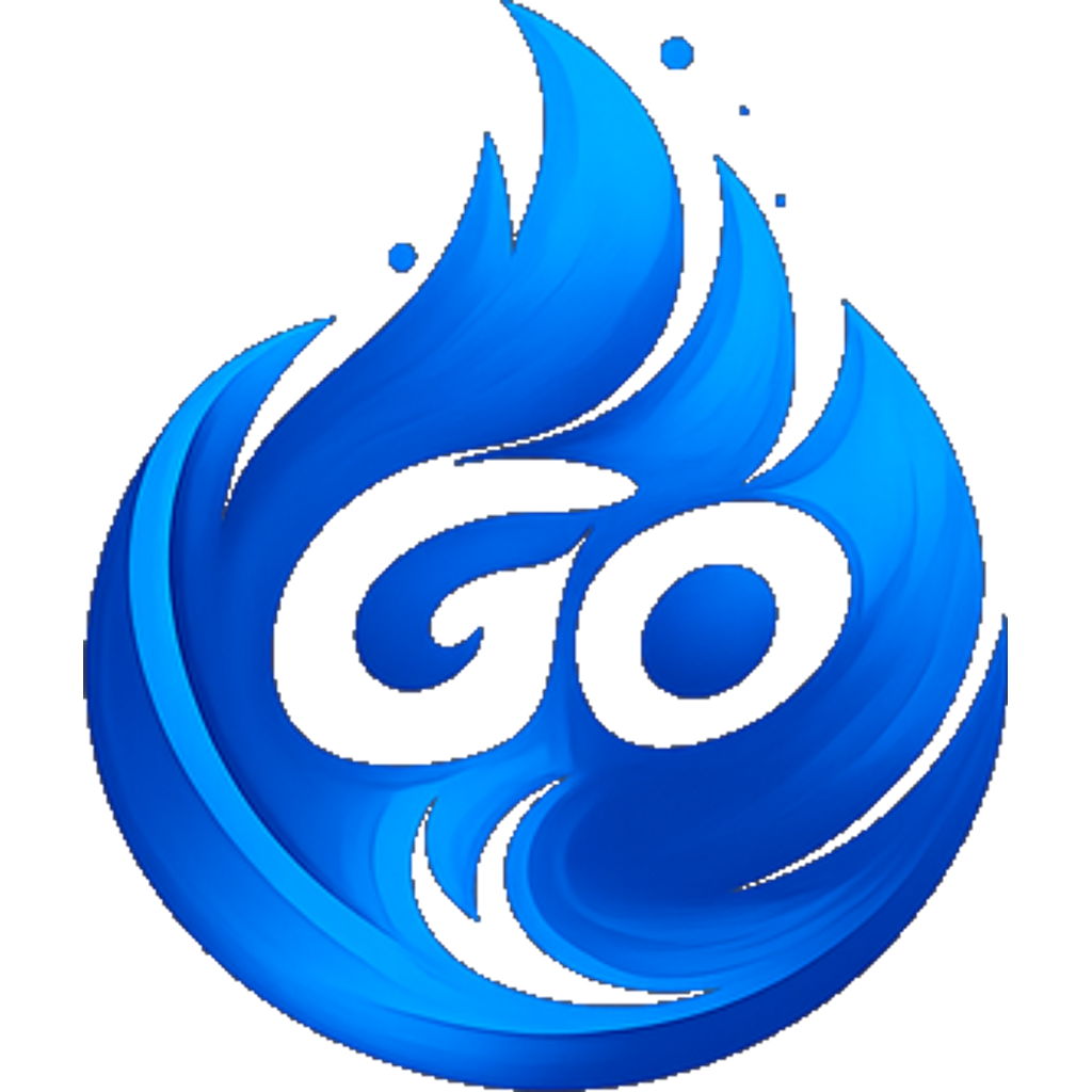 GasGo blue flame logo